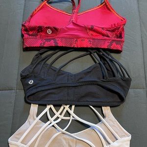 Lululemon sports bra bundle size 4